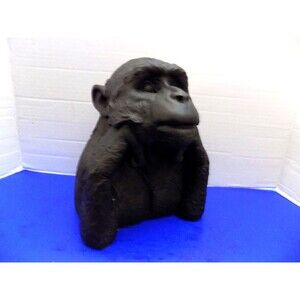 NEW Monkey Ape Statue Posing For Photo Figurine Home Decor Chimp Chimpanzee